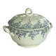 Lunéville Neva ironstone soup tureen – antique French earthenware decor