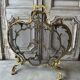 Golden bronze fire screen