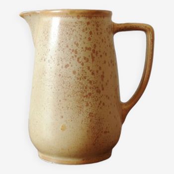 Speckled ceramic pitcher