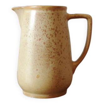 Speckled ceramic pitcher