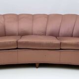 Gio Ponti Mid-Century Modern Rare Italian Curved Sofa "Casa E Giardino" 30