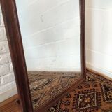 Overmantel mirror abstract decor
