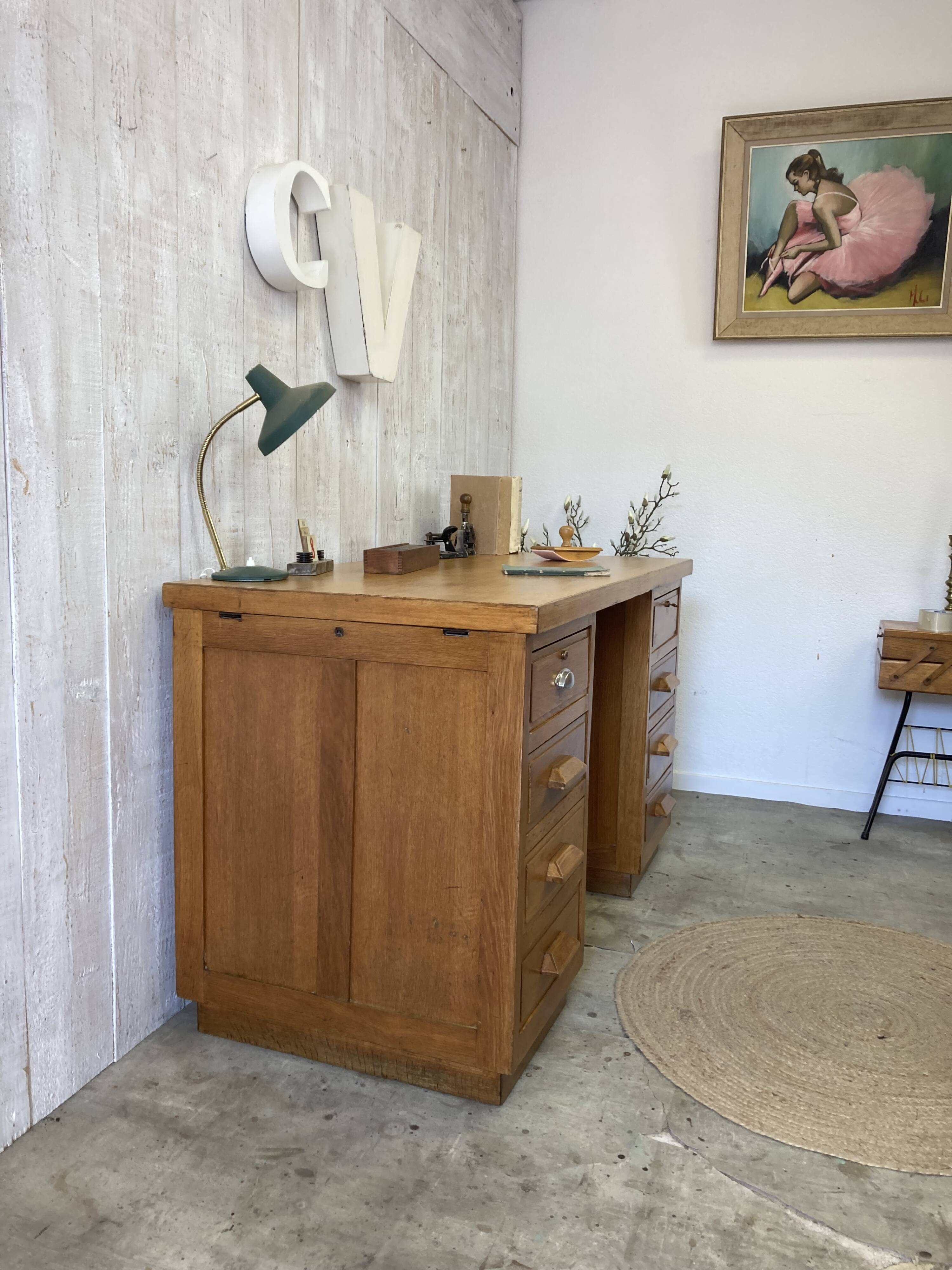 Vintage warden's office