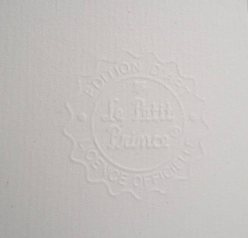 Antoine de Saint-Exupéry: The Little Prince in a Balloon, lithograph