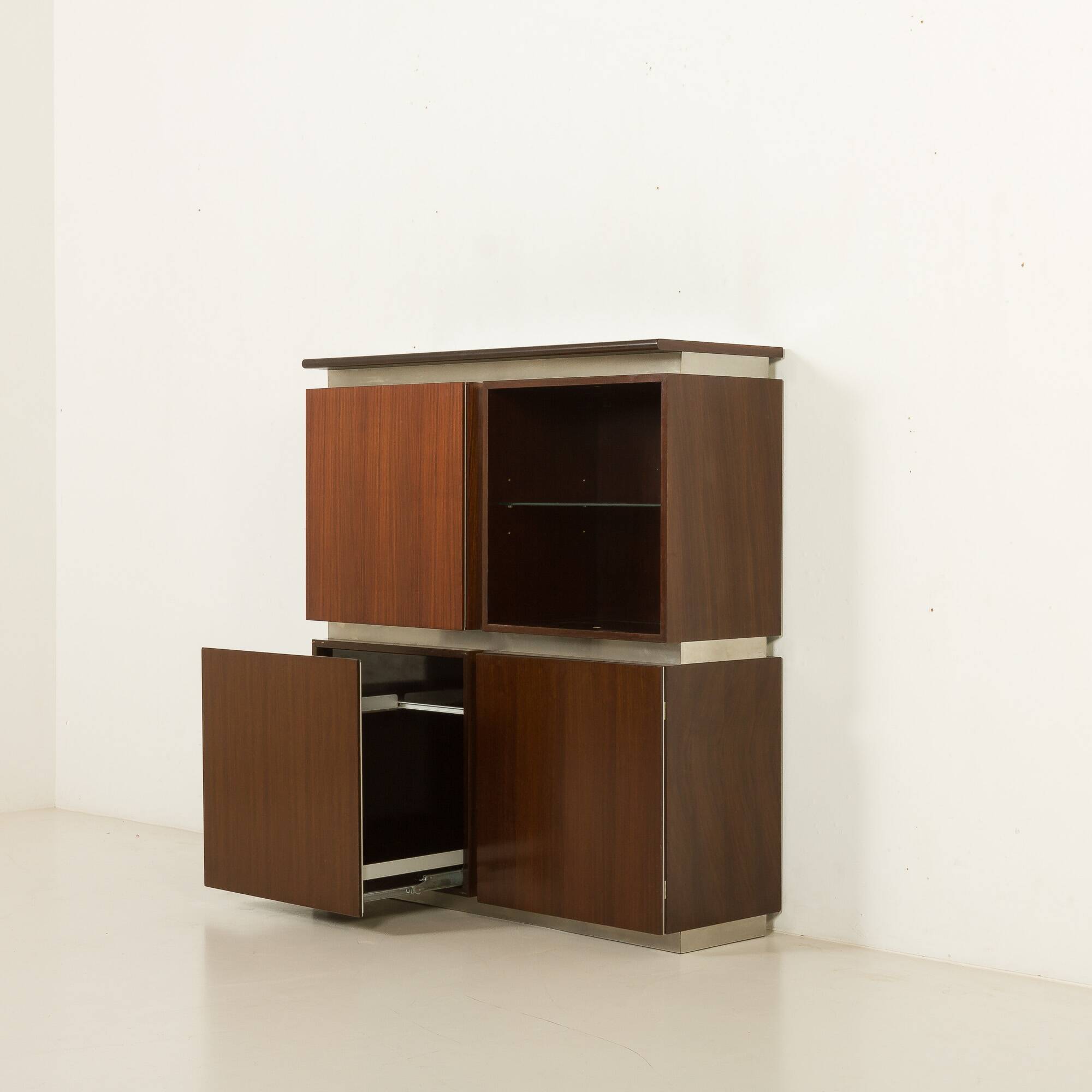 Cabinet de bar Ludovico Arcebis Parioli, Italie, années 1970