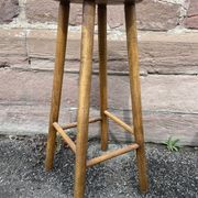 paire de Tabourets de bar bois vintage