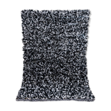 Tapis berbère boucherouite noir 115x175 cm