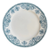 Round plate Léon Graves in ironstone, "Marie-Louise" service.