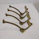 Patères vintage en laiton