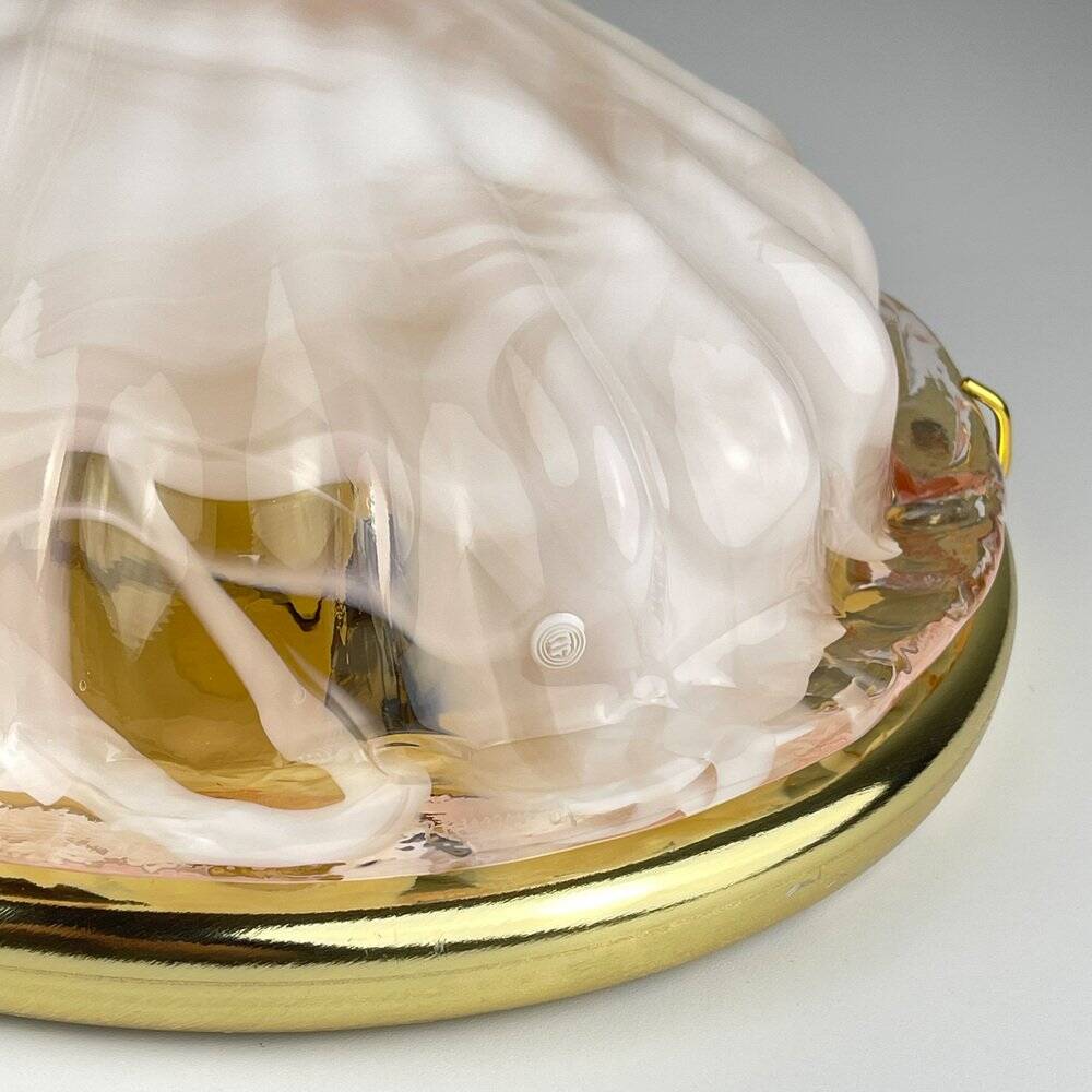 Vintage Murano ceiling lamp by La Murrina, Italy, 1980s