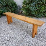 Wooden bench