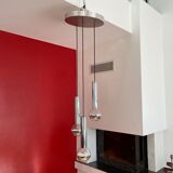 Suspension cascade 3 lights of Raak. Holland 1960