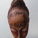 Baoulé wooden mask from Ivory Coast