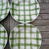 Ensemble de 5 assiettes creuses Orchies Moulins des Loups