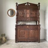 Meuble auvergnat brutaliste art populaire 1890