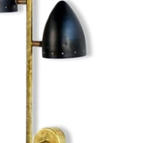 Italian wall sconce from the 50's 5 black cones