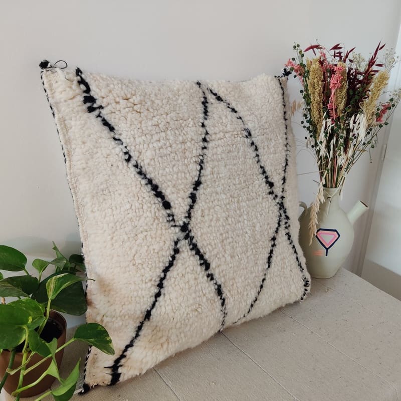 Berber cushion Beni Ouarain wool