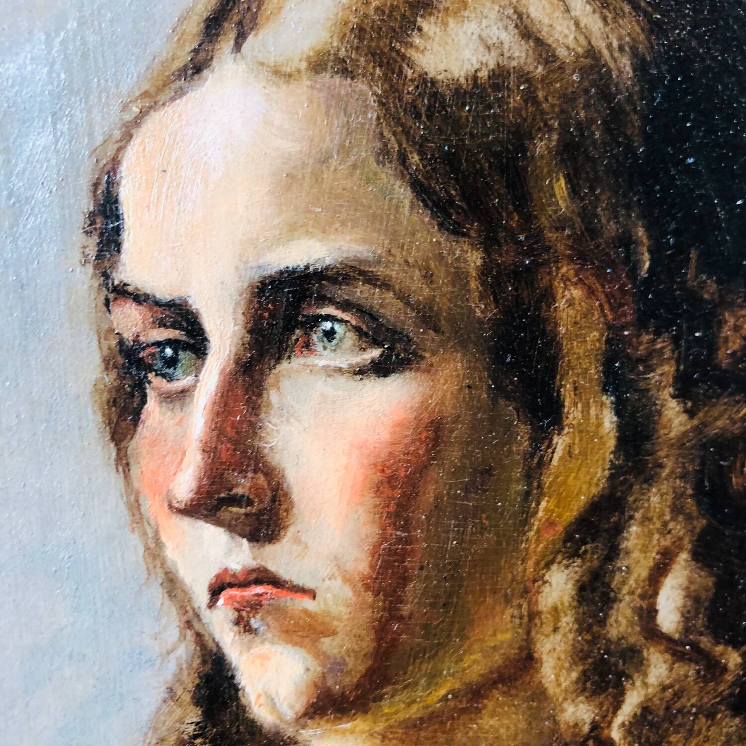 Portrait of a young Flemish girl