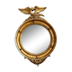 Antique gilded mirror decorated with an eagle