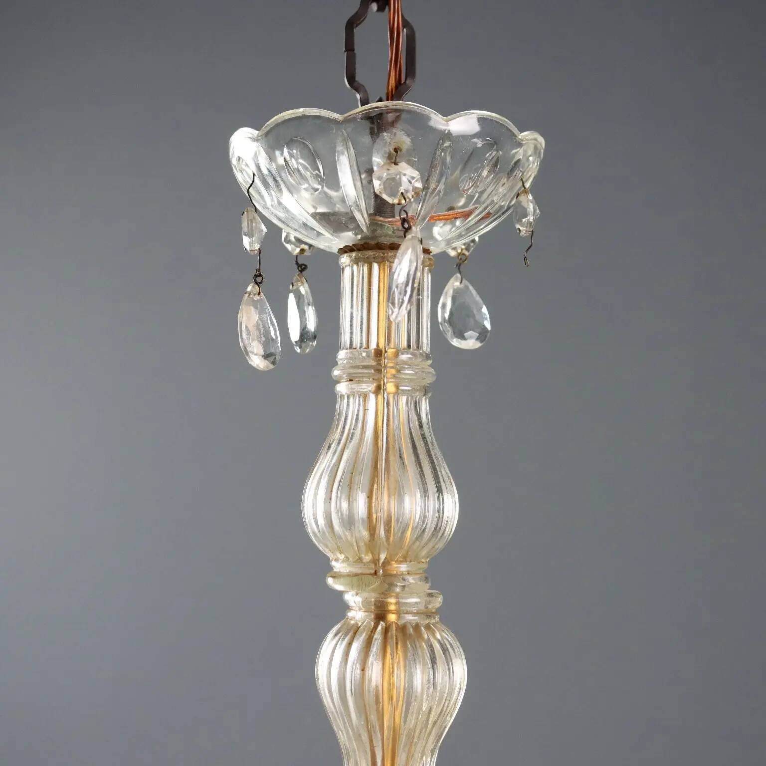 Antique style Maria Theresa chandelier 24 lights Italy 20th century