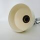 Adjustable wall spotlight in chrome-plated and white lacquered metal. 1970s