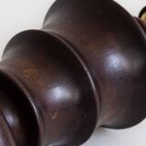 Turned wooden torch-shaped lamp base, 1930s/1940s