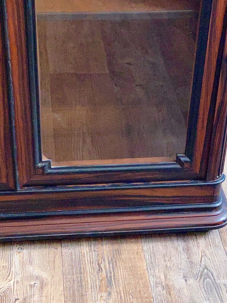 Macassar Ebony Art Deco showcase