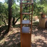 Vintage rattan shelf