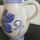 Pitcher in grey and blue Alsace sandstone