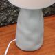 Green-grey ceramic lamp, mineral style – H37
