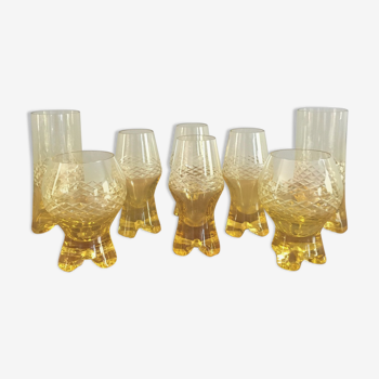 Verres 1965-1970 dans le style de Murano