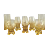 Glasses 1965-1970 in the style of Murano