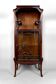 Art Nouveau Display Case, Bronzes and Carved Wood on a Lake Theme, 1900