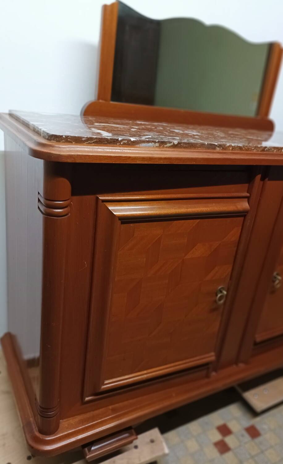 Old art deco low cabinet