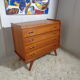 Commode vintage scandinave pieds compas année 50