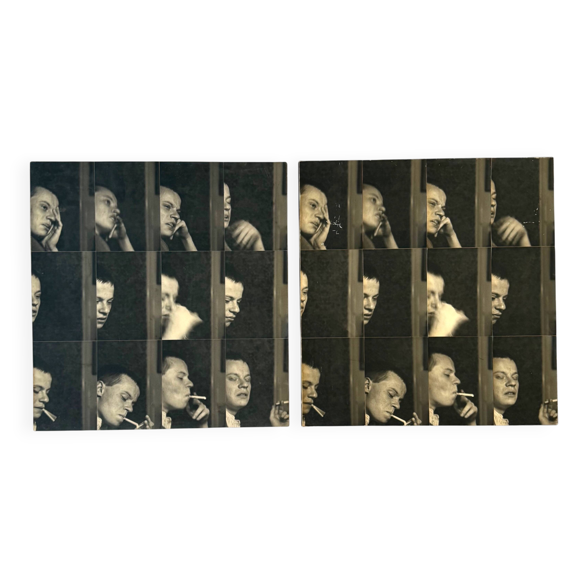 Gerry Hunt (1927 - 2023), 'William' set of  2 photo on wood, UK 1979