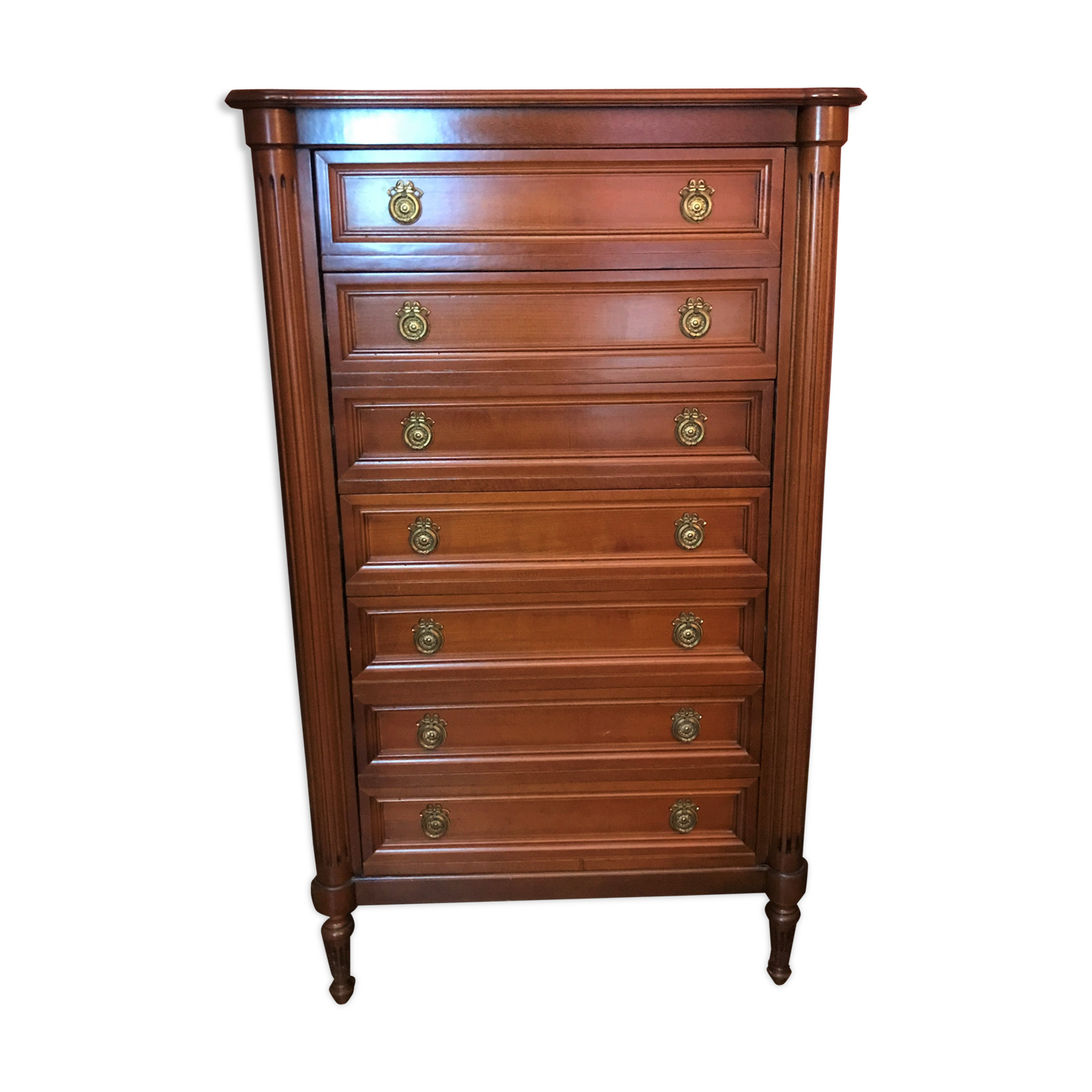 Semainier in cherry style Louis XVI