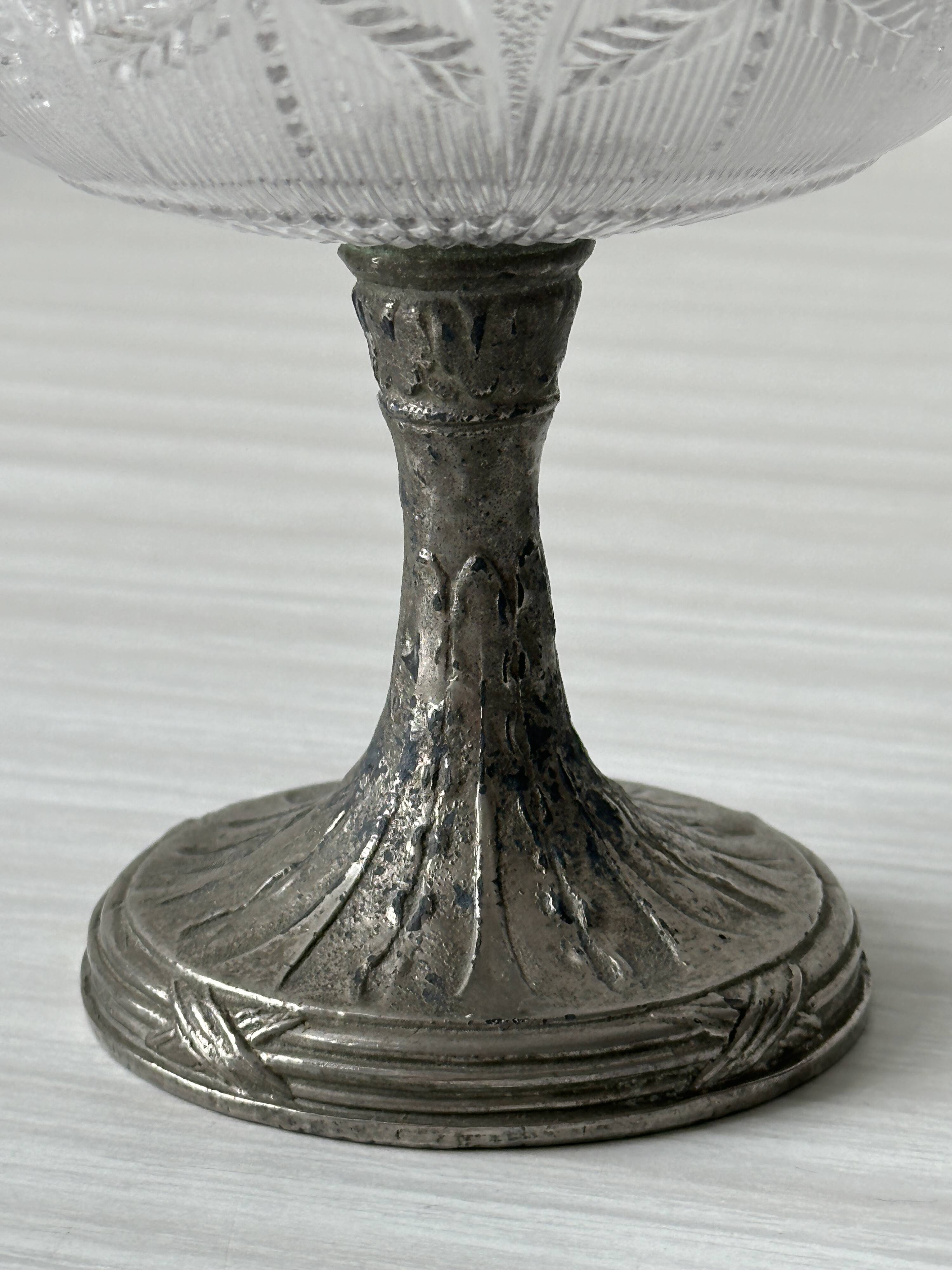 Sugar bowl - candy bowl on foot