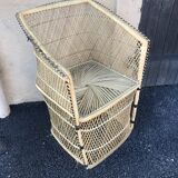Children's rattan chair