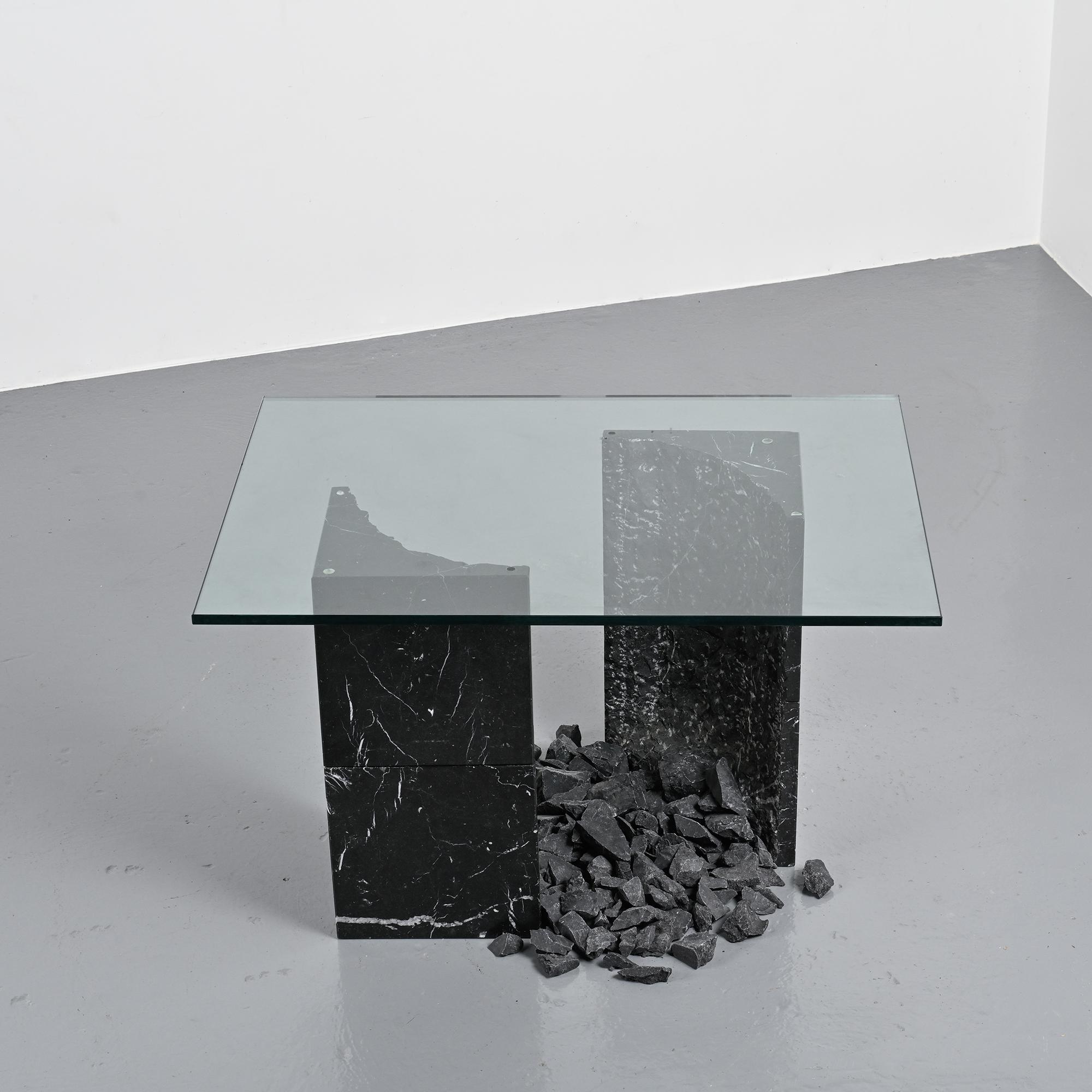 Table "Carrara Quarry" by James Wines for Castigliani, Italy, 1989