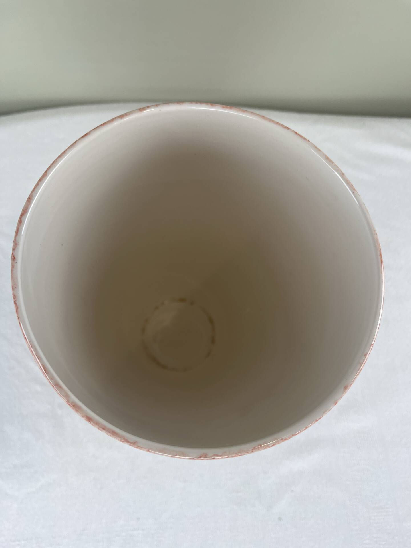 Vase à carreaux vintage