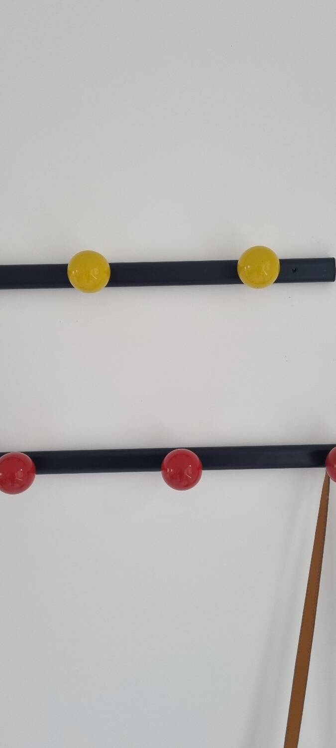 Duo of 4 and 5 ball coat racks