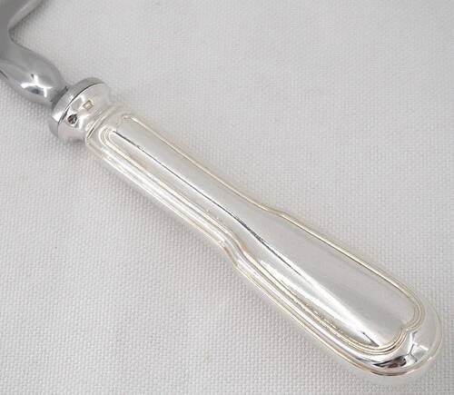 Christofle Chinon Filet, cutting pie server in silver-plated metal, in excellent condition.