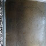 Large silver metal top