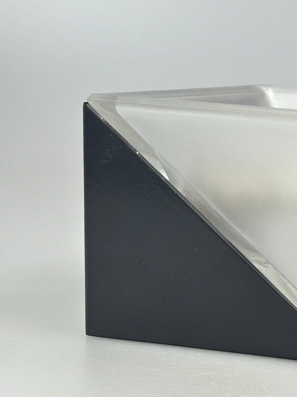 60s 70s Peill & Putzler Cube wall lamp Wall Sconce Ice Glass Space Age
