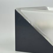 60s 70s Peill & Putzler Cube wall lamp Wall Sconce Ice Glass Space Age
