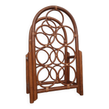 Rattan bottle holder