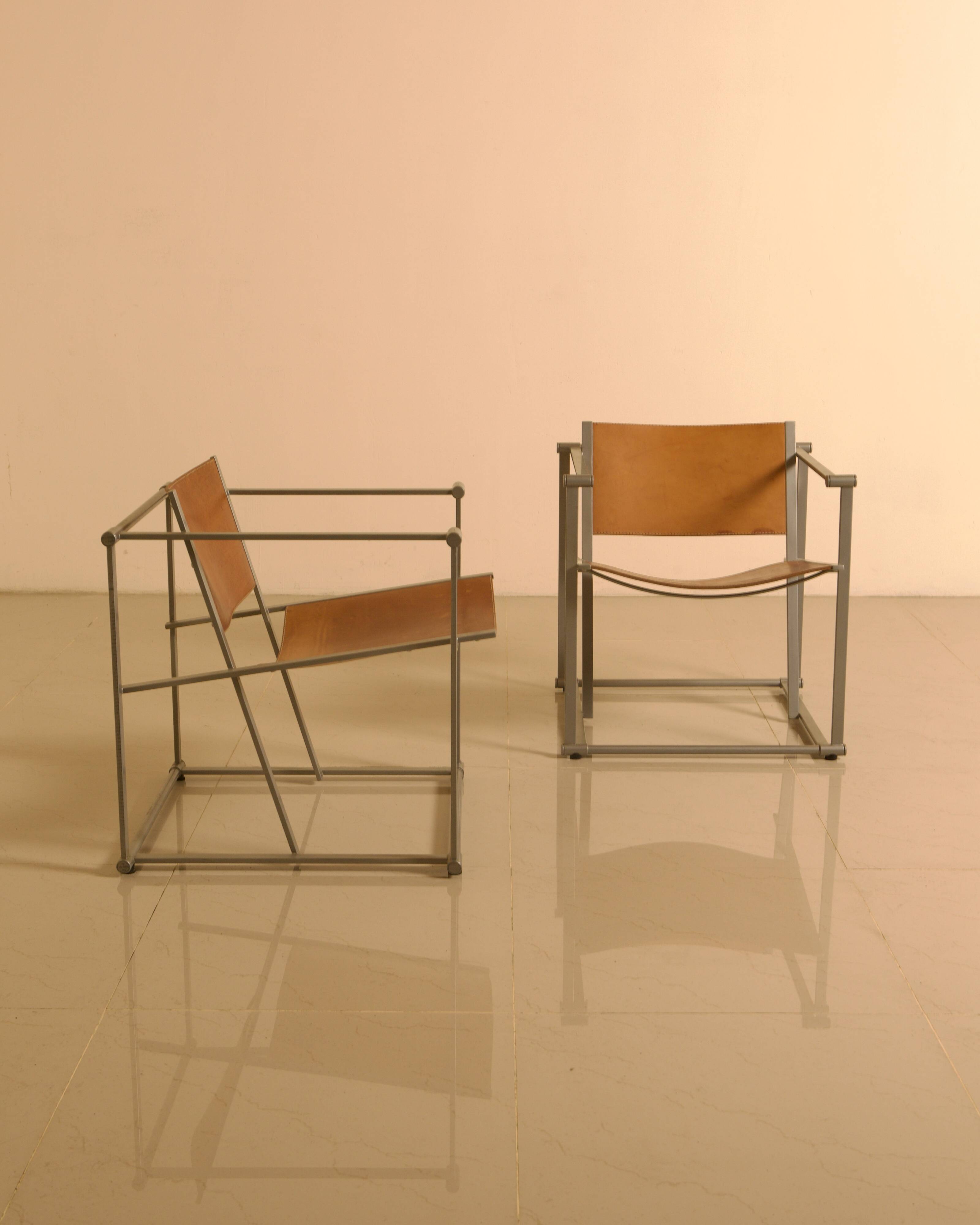 Pair of "FM62" armchairs by Radboud van Beekum for Pastoe 80's
