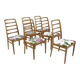Set of 6 Scandinavian "Reno" chairs in oak, Bodafors, Sweden, 1960.