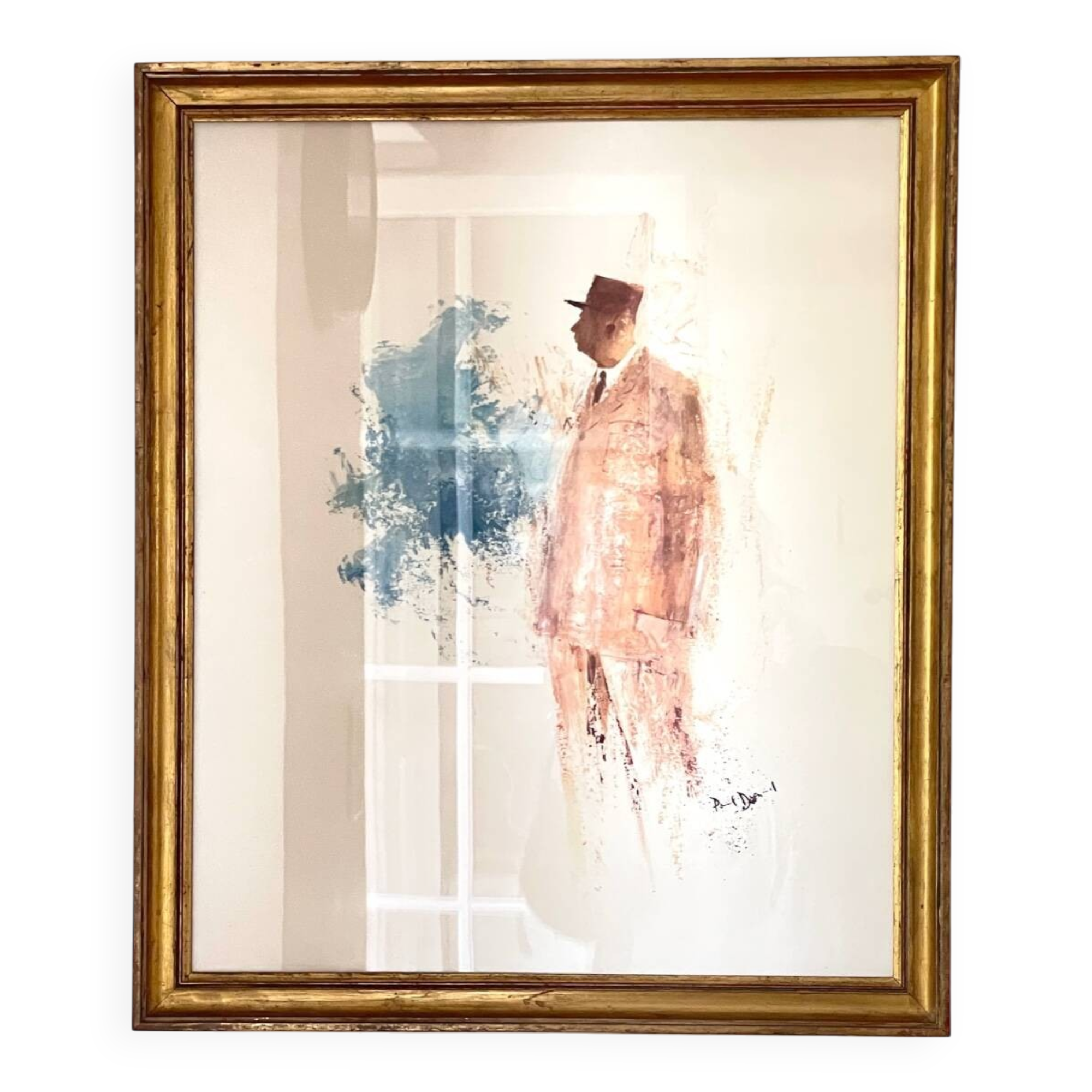 Illustration on vintage paper